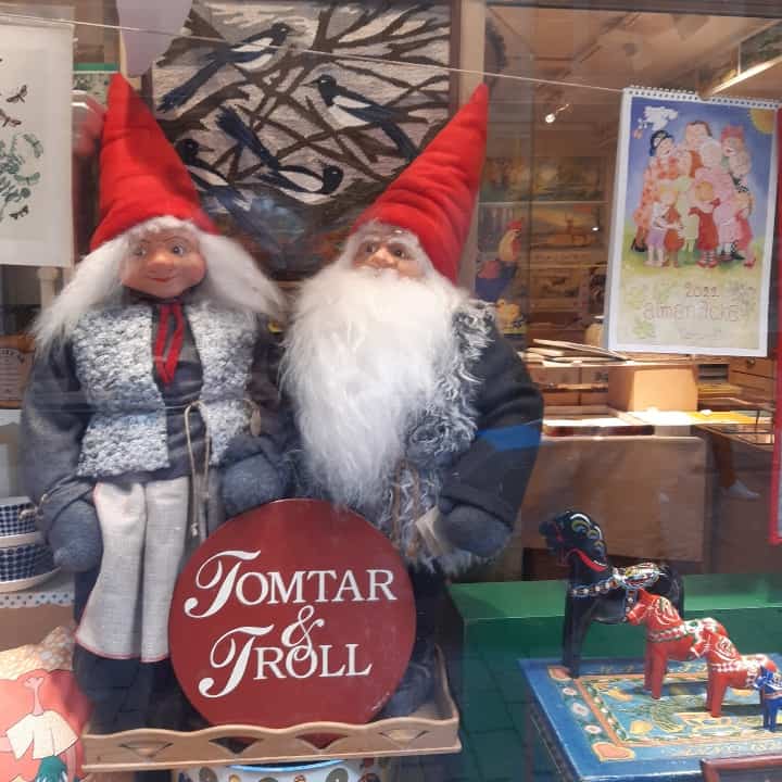 Gnomes shop old town Stockholm