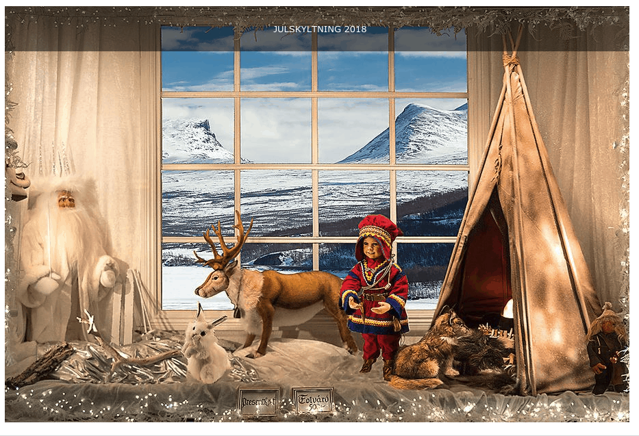 Julskyltning Laimi´s Borlänge 2018