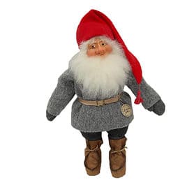 Swedish gnome grey clothes